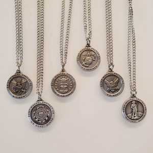 Military Necklace Saint Michael Protect Us