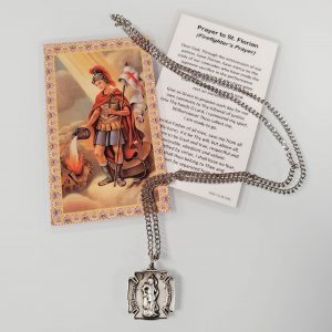 Firefighter Saint Florian Necklace