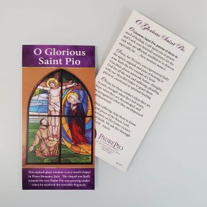 O Glorious Saint Pio Prayer Card