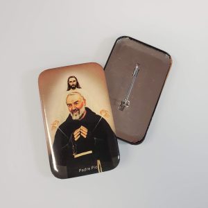 Padre Pio and Jesus Pin
