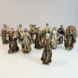 Boxed 4" Saints Statues