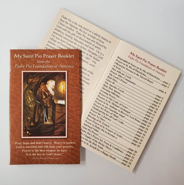 My Saint Pio Prayer Booklet