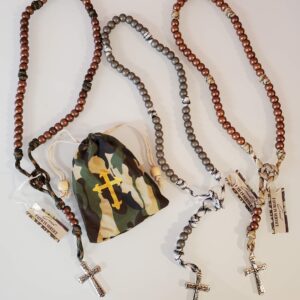 Faith in Service Rosary Camo