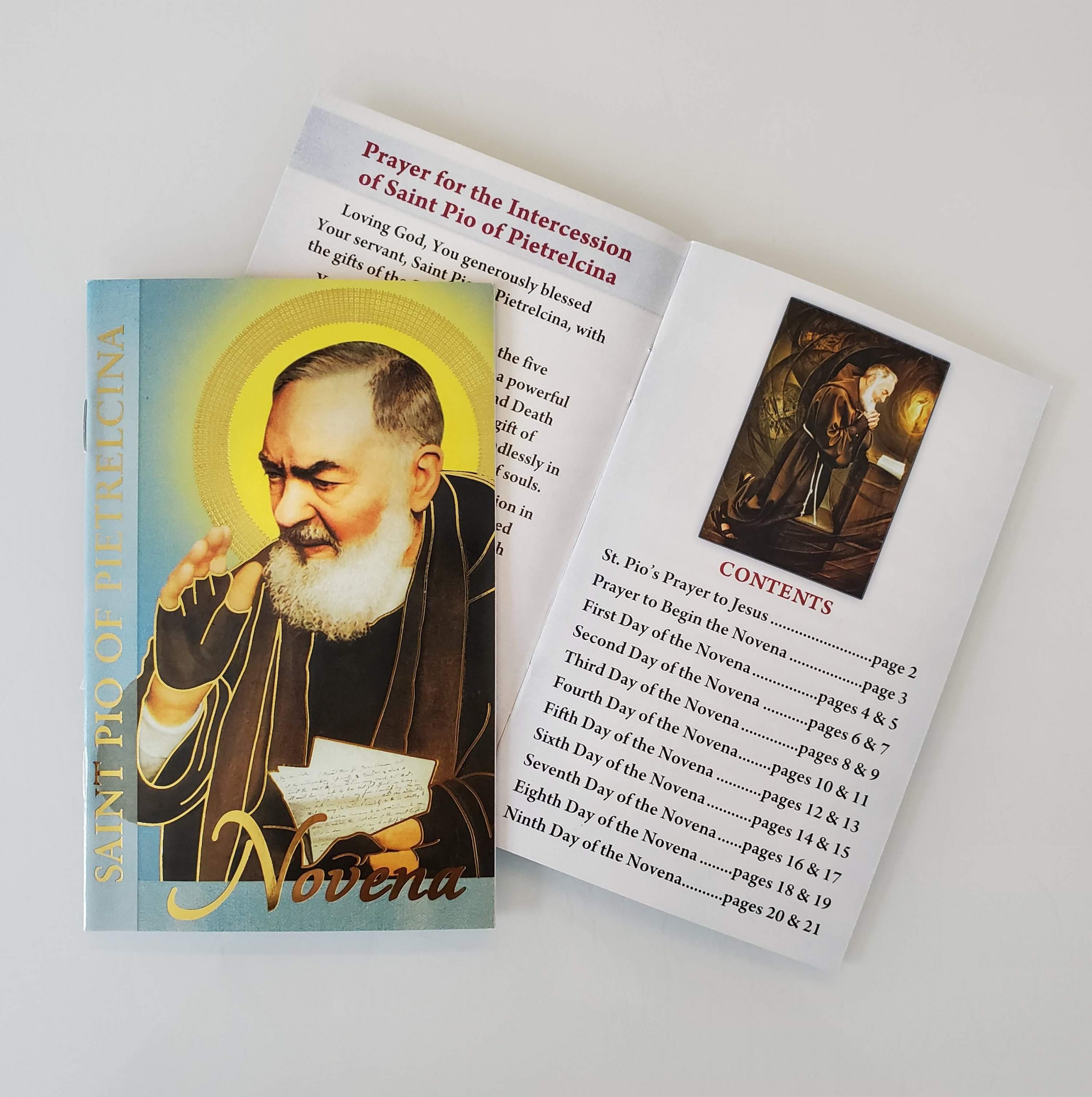 Saint Pio of Pietrelcina Novena Booklet - Padre Pio Foundation of America