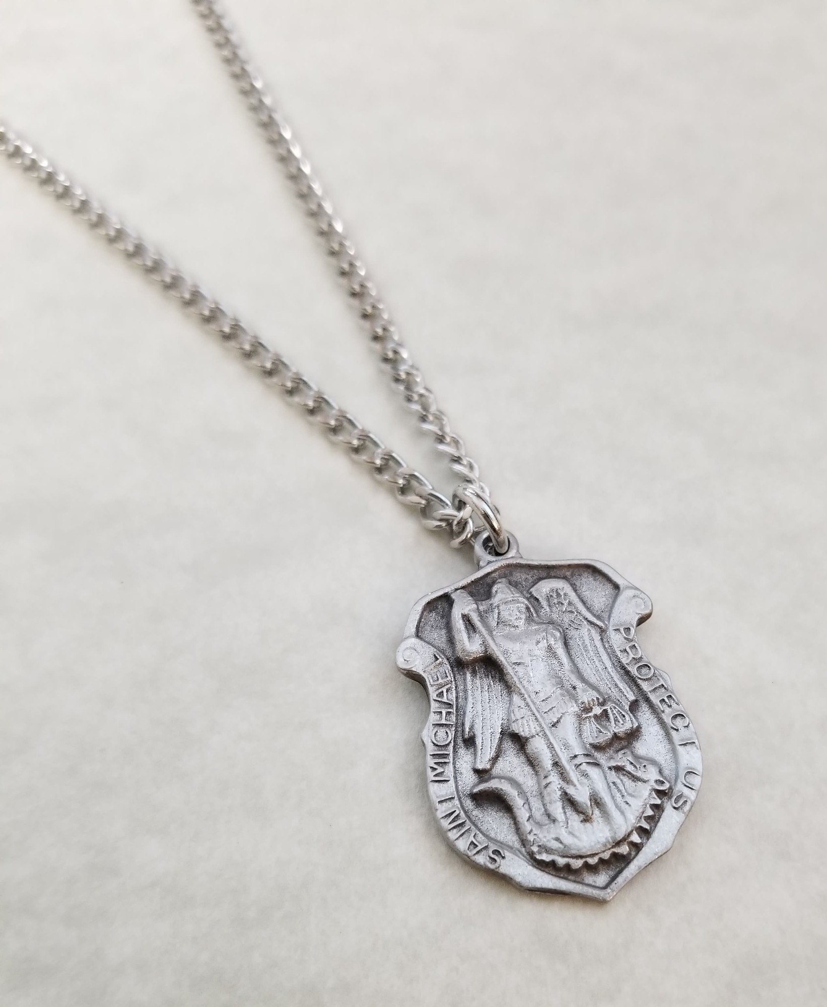 Police Officer Saint Michael Necklace - Padre Pio Foundation of America