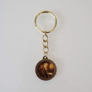 Padre Pio Relic Keychain