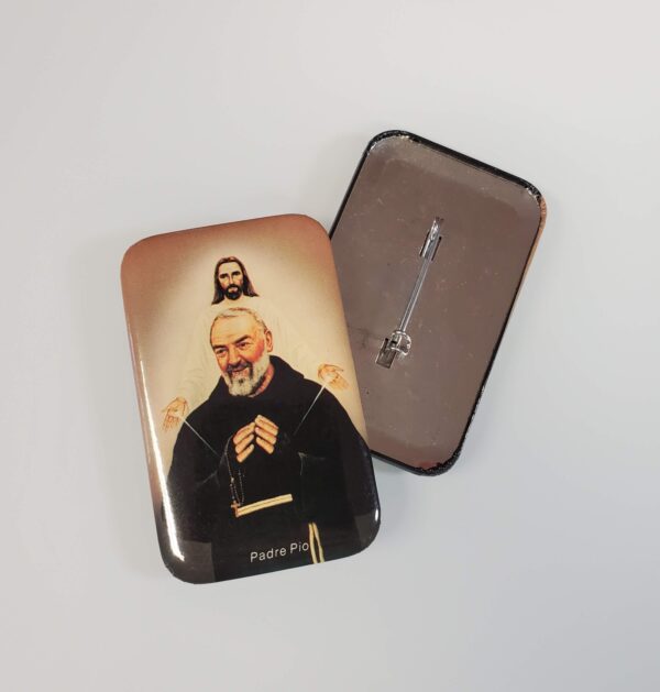 Padre Pio and Jesus Pin