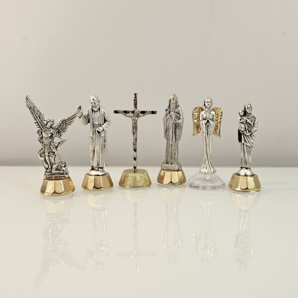 Padre Pio and Saints 3" Adhesive Statue