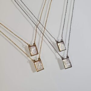 Shell Infinity Scapular Necklace