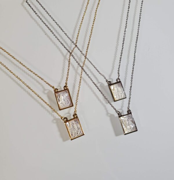 Shell Infinity Scapular Necklace