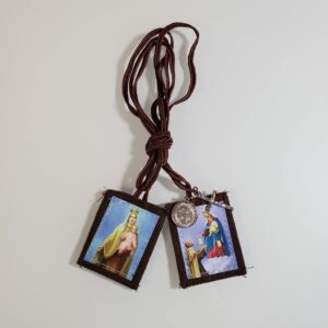 Our Lady of Mt. Carmel and St. Simon Stock Scapular with Medals