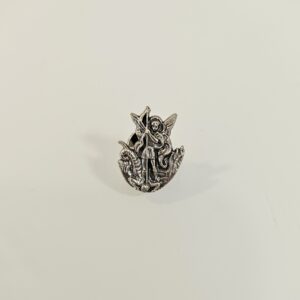 Saint Michael Silver Lapel Pin