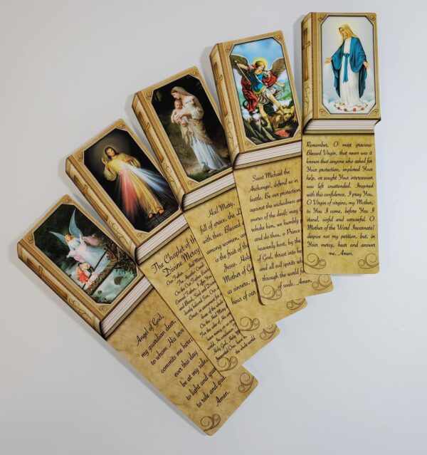 Saints and Angels Book Shaped Bookmarks
