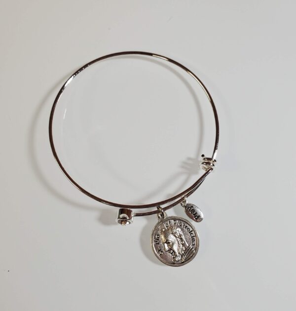 Customizable Padre Pio Bangle Bracelet
