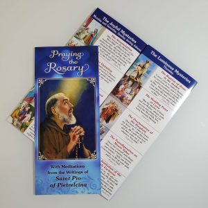 Praying The Rosary Prayer Card
