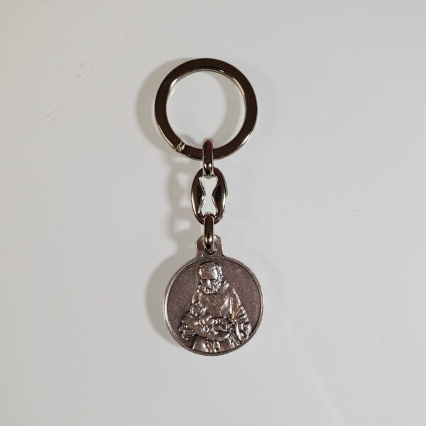 Padre Pio Key Ring Pray Hope and Don't Worry
