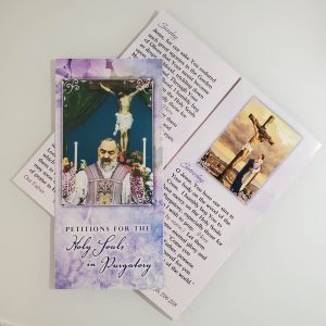 Petitions for the Holy Souls Prayer Card
