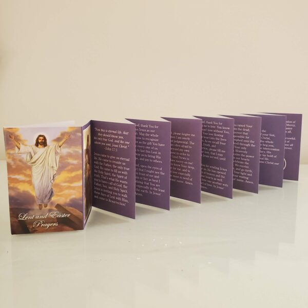 Lent & Easter Prayers Accordion Fold Booklet