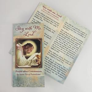 Stay With Me Lord, Prayer after Communion Prayer Card