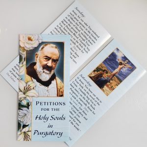 NEW! Petitions for the Holy Souls in Purgatory Prayer Card
