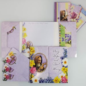 Padre Pio Easter Stationery Folio