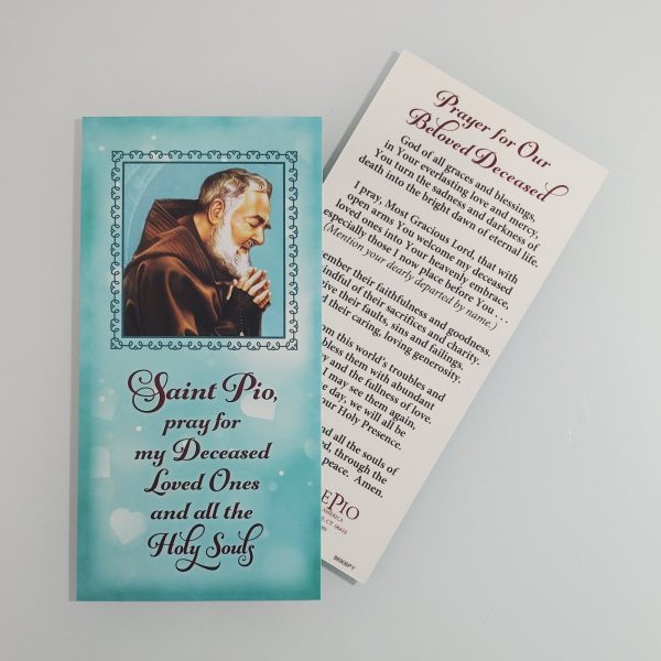 Prayer for Our Beloved Deceased Prayer Card