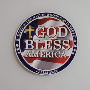 God Bless America Car Magnet