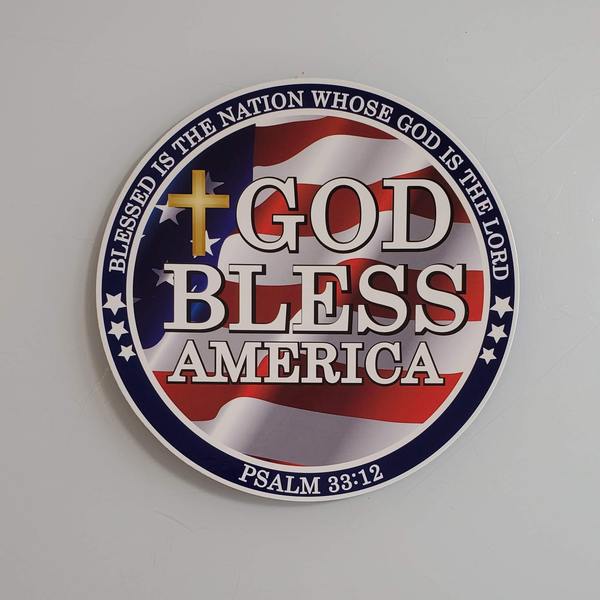 God Bless America Car Magnet