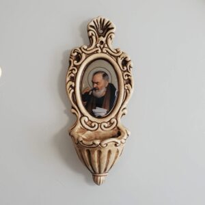 Padre Pio Plaster Font