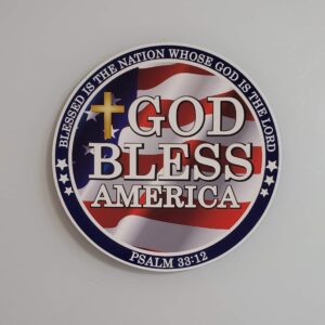 God Bless America Car Magnet