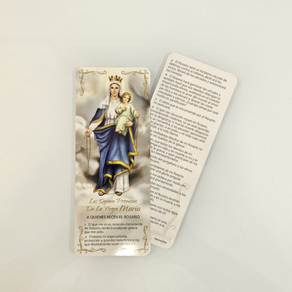Las Quince Promesas De La Virgen Maria