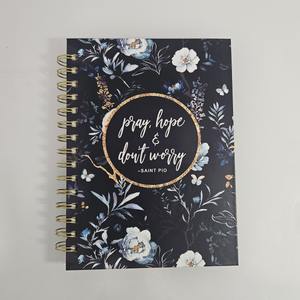 Pray Hope and Don't Worry Floral Journal