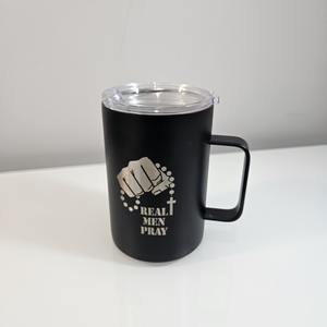 Real Men Pray Insulated Travel Mug