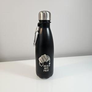 Real Men Pray Insulated Water Bottle