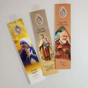 Padre Pio and Saints Medal Bookmarks