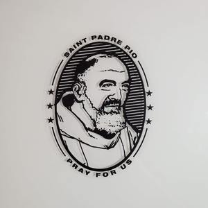 Saint Padre Pio Pray for Us Decal