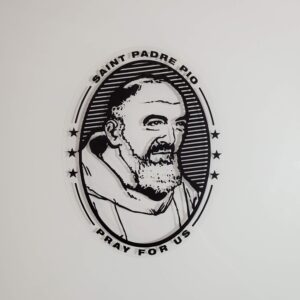 Saint Padre Pio Pray for Us Decal