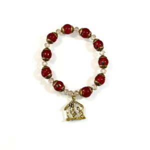 Nativity Christmas Rosary Bracelet