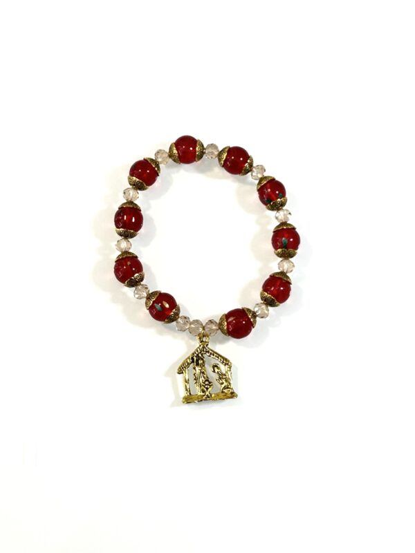 Nativity Christmas Rosary Bracelet
