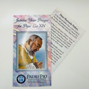 Jubilee Year Prayer for Pope Leo XIV Prayer Card