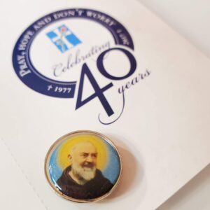 Padre Pio Magnetic Lapel Pin