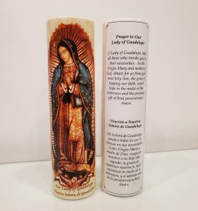 Our Lady of Guadalupe LED Prayer Candle