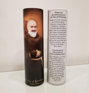 Saint Padre Pio LED Prayer Candle