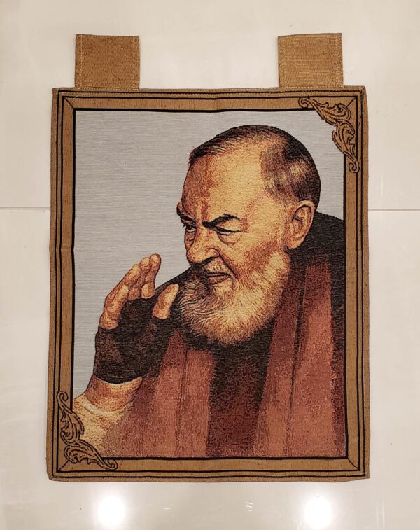 Padre Pio Tapestry - Image 3