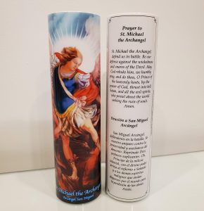 Saint Michael LED Prayer Candle