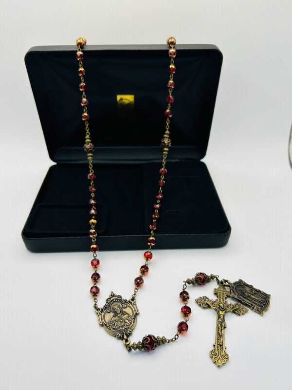 Sacred Heart Vintage Rosary