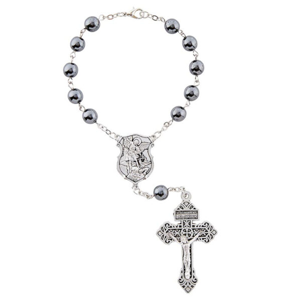 St. Michael Hematite Auto Rosary